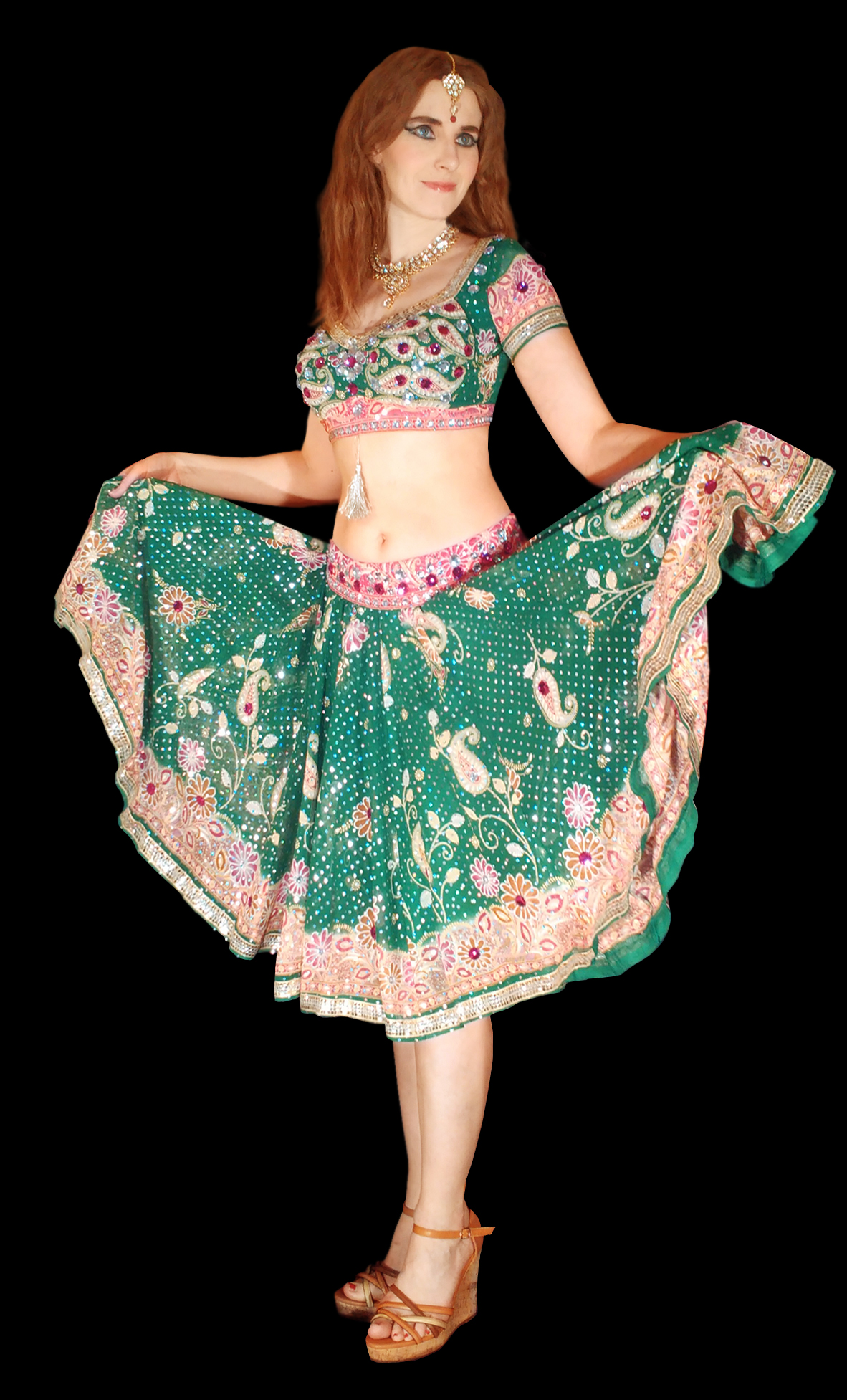 Индийский костюм. Костюм для индийского танца.